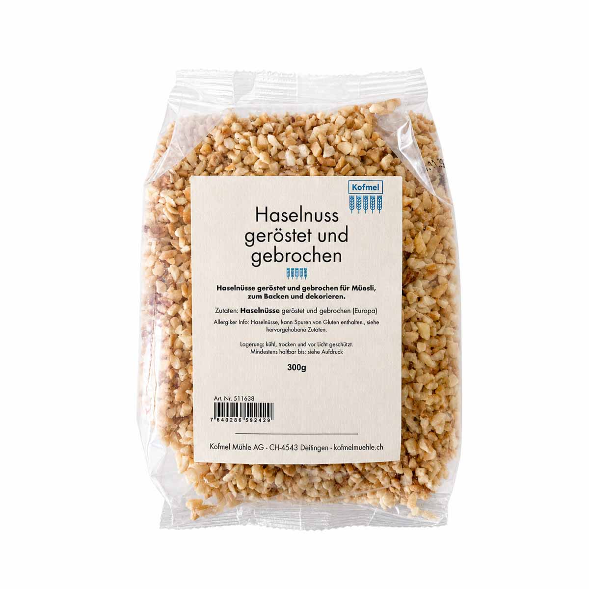 Haselnuss geröstet