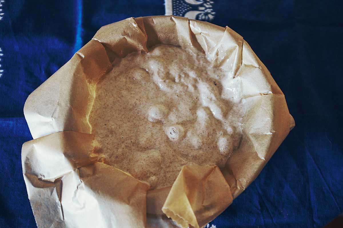 Teigansatz für Ruchbrot ohne Kneten und mit langer Teigführung