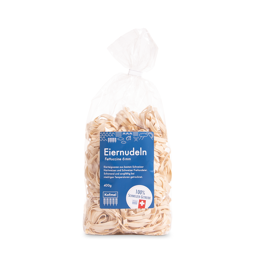 Eiernudeln Fettuccine